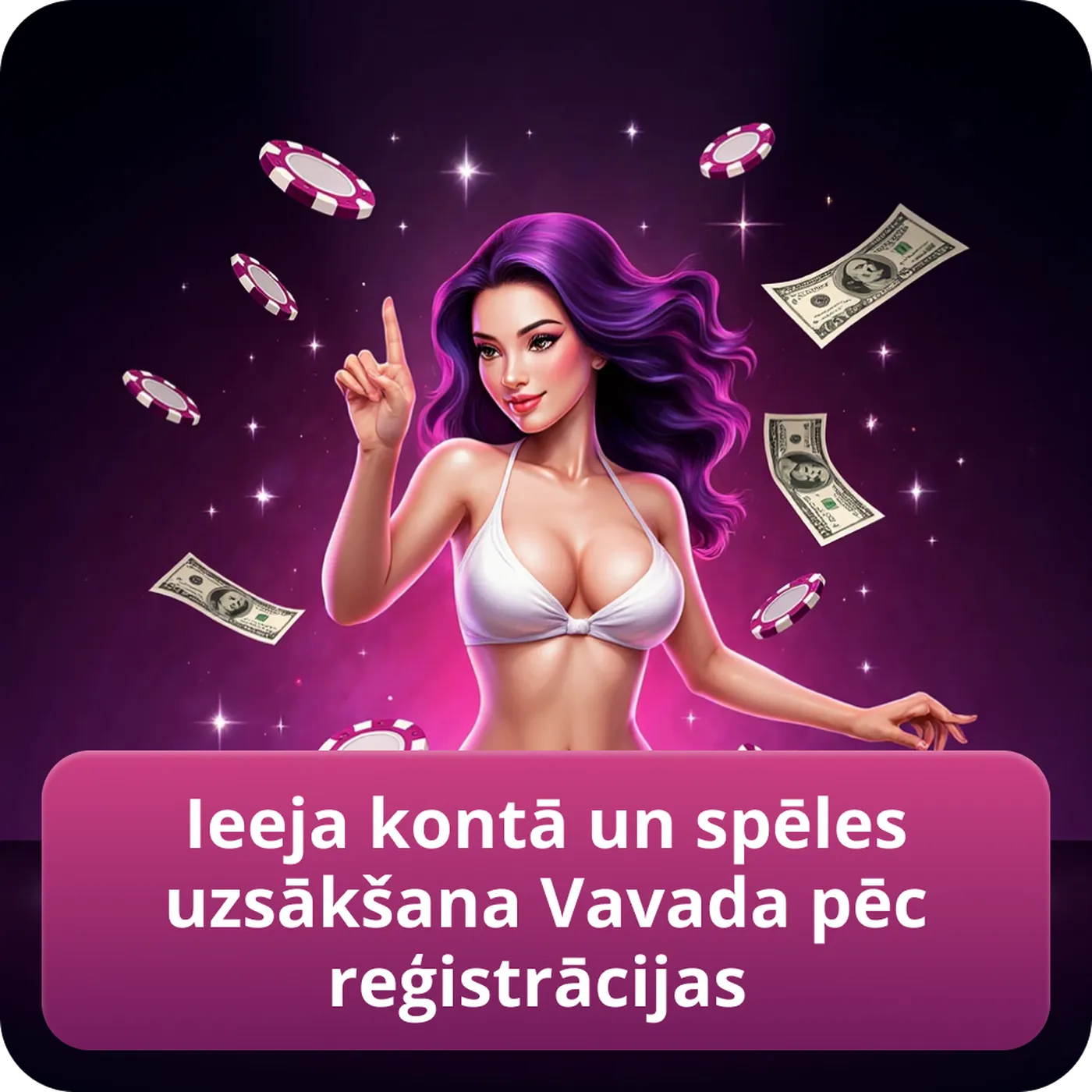 Ieeja kontā un spēles uzsākšana Vavada pēc reģistrācijas